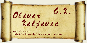 Oliver Keljević vizit kartica